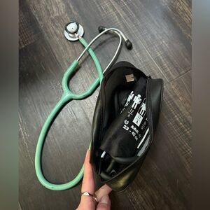 Stethoscope/BP cuff (Adult)just needs the bulb for the end to pump up the cuff.